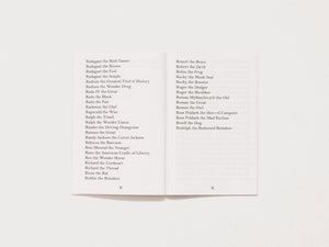 Epithets the Book