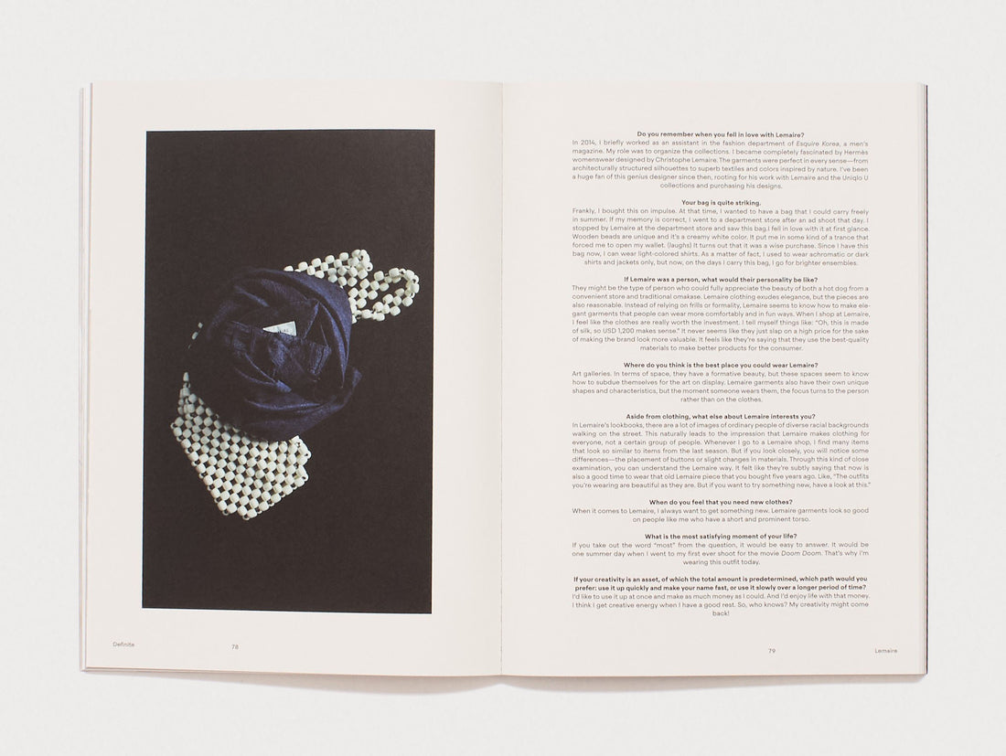 Interior spread from 'Lemaire'