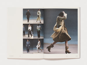 Interior spread from 'Lemaire' featuring fashion photography of models in various outfits.