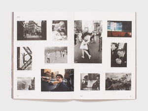 Interior spread from 'Album' featuring various black and white photographs.