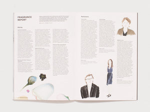 Interior spread from 'FRAGRANCE REPORT'