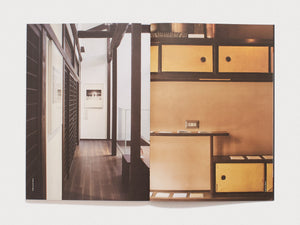 Interior spread from a photography book showing a traditional Japanese interior.