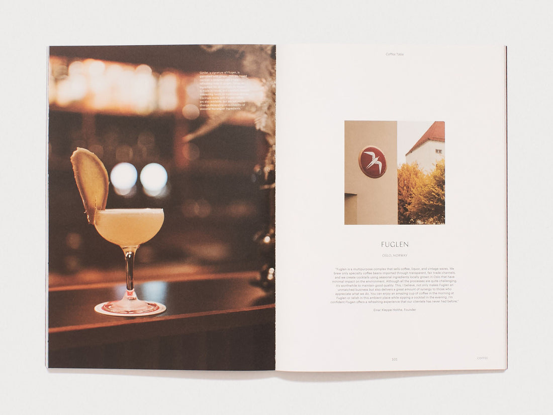 Interior spread from 'Coffee Table'