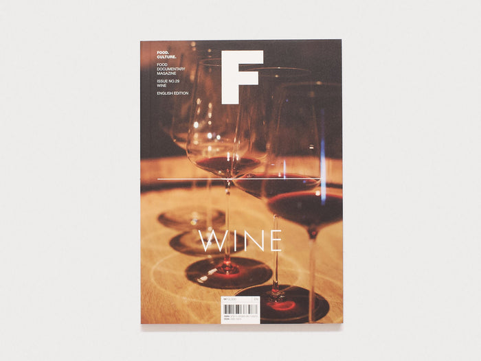 Cover of the book 'FOOD CULTURE, ISSUE NO.29 WINE' by FOOD DOCUMENTARY MAGAZINE.