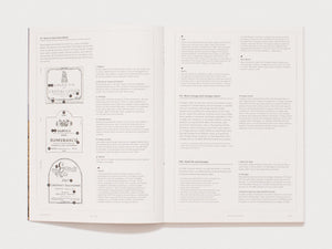 Interior spread from 'WINE' explaining how to read wine labels.