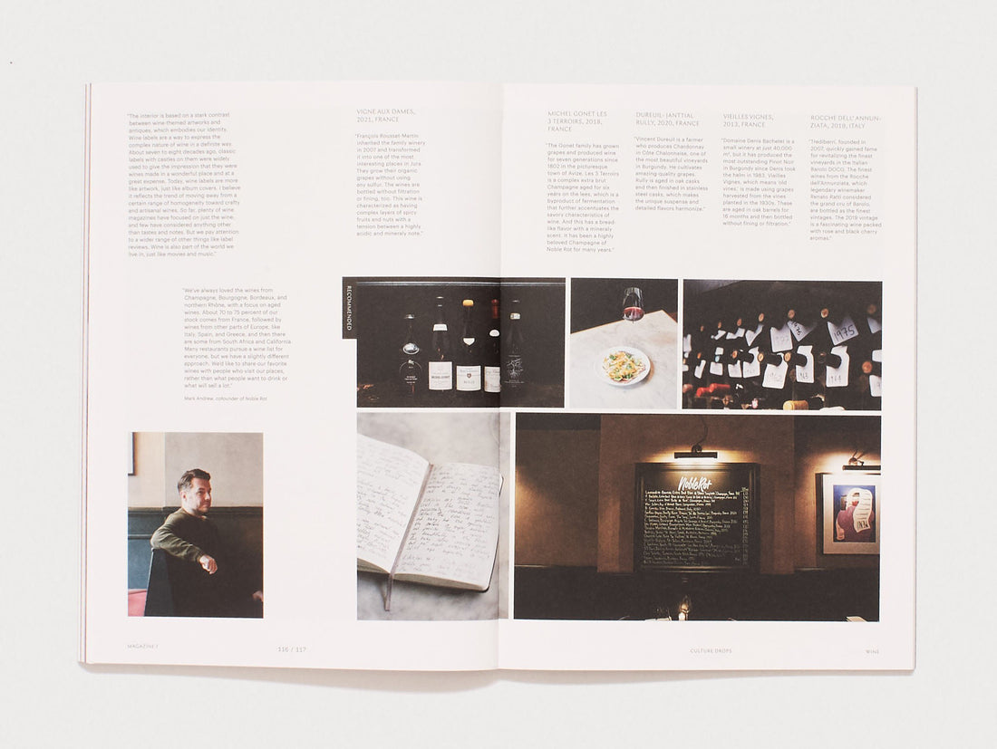 Interior spread from 'Culture Drops'