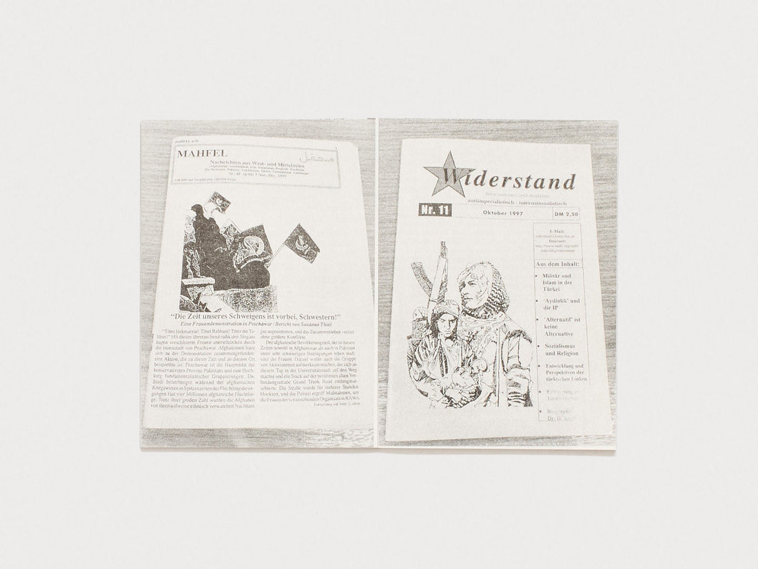 Interior spread from 'Widerstand'