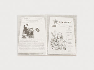 Interior spread from 'Widerstand'