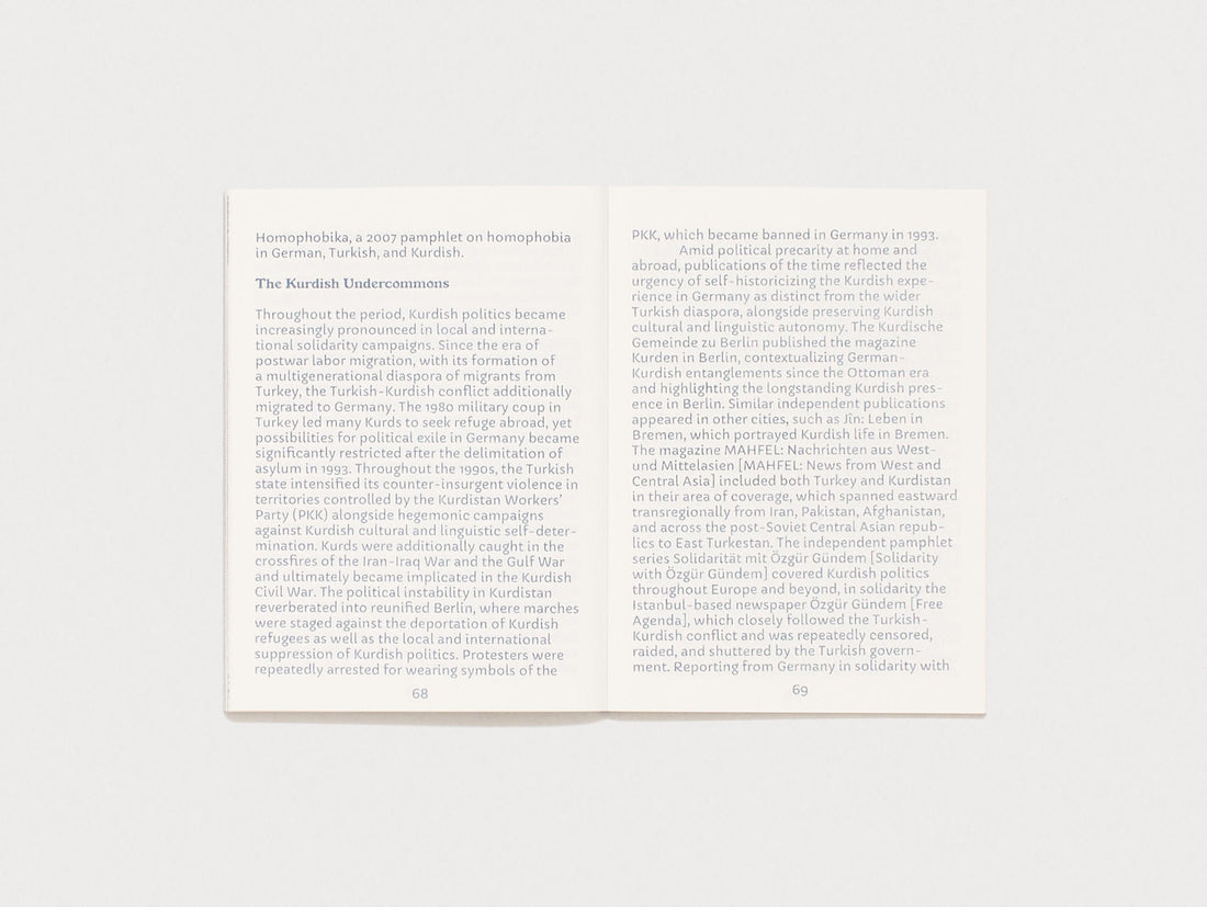Interior spread from 'The Kurdish Undercommons'