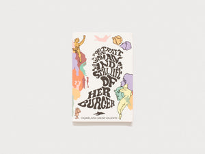 Cover of the book 'Portrait of a Woman and Still Life of Her Burger' by Candelaria Saenz Valiente.