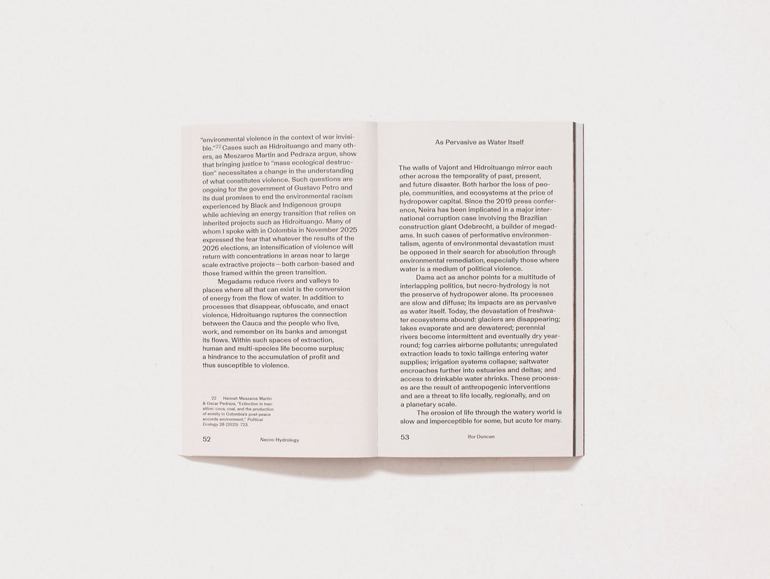 Hydrographies — Ancestors, Waters, Infrastructures