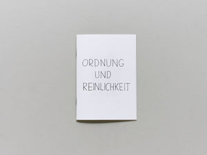 Ordnung und Reinlichkeit