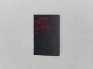 Confessions Of A Poor Collector - Antenne Books