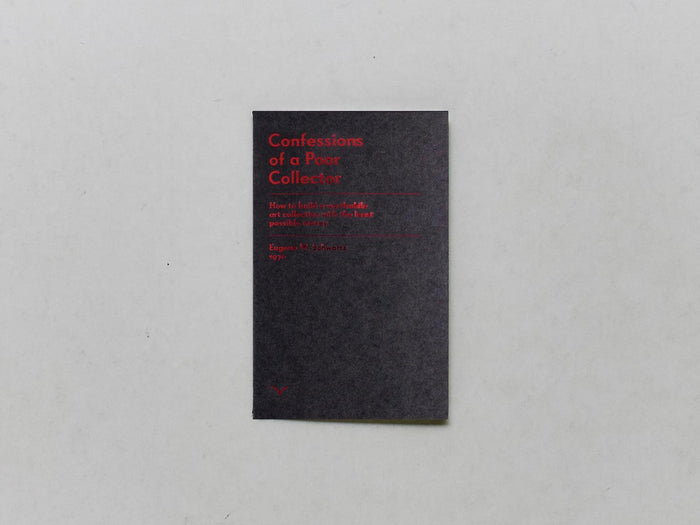 Confessions Of A Poor Collector - Antenne Books