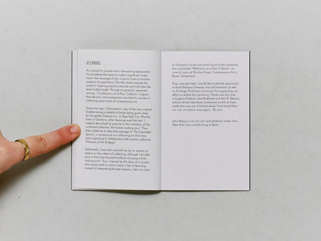 Confessions Of A Poor Collector - Antenne Books