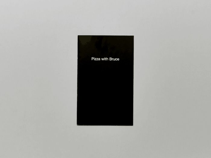 Pizza With Bruce - Antenne Books