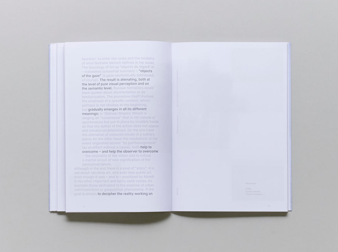 Passings T Presents. Silence And Golden In The Work Of Filippo Minelli.