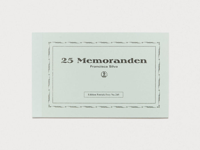 25 Memoranden - Antenne Books