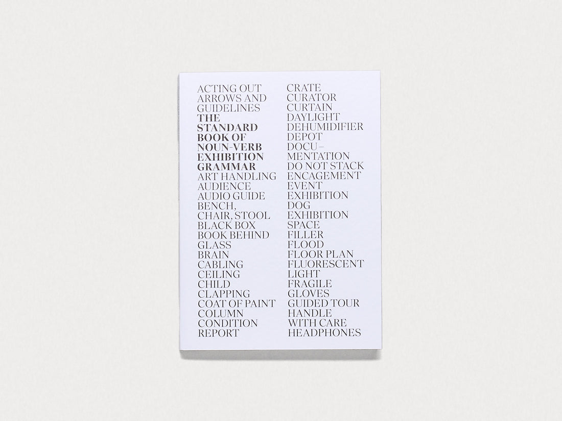 The Standard Book of Noun-Verb Exhibition