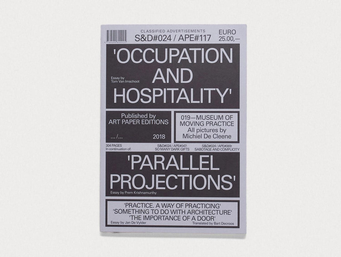 Occupation and Hospitality - Antenne Books