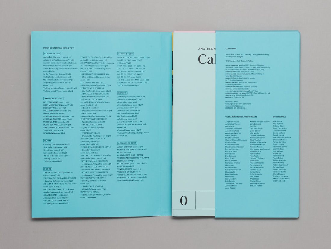 ANOTHER VERSION: Thinking Through Performing