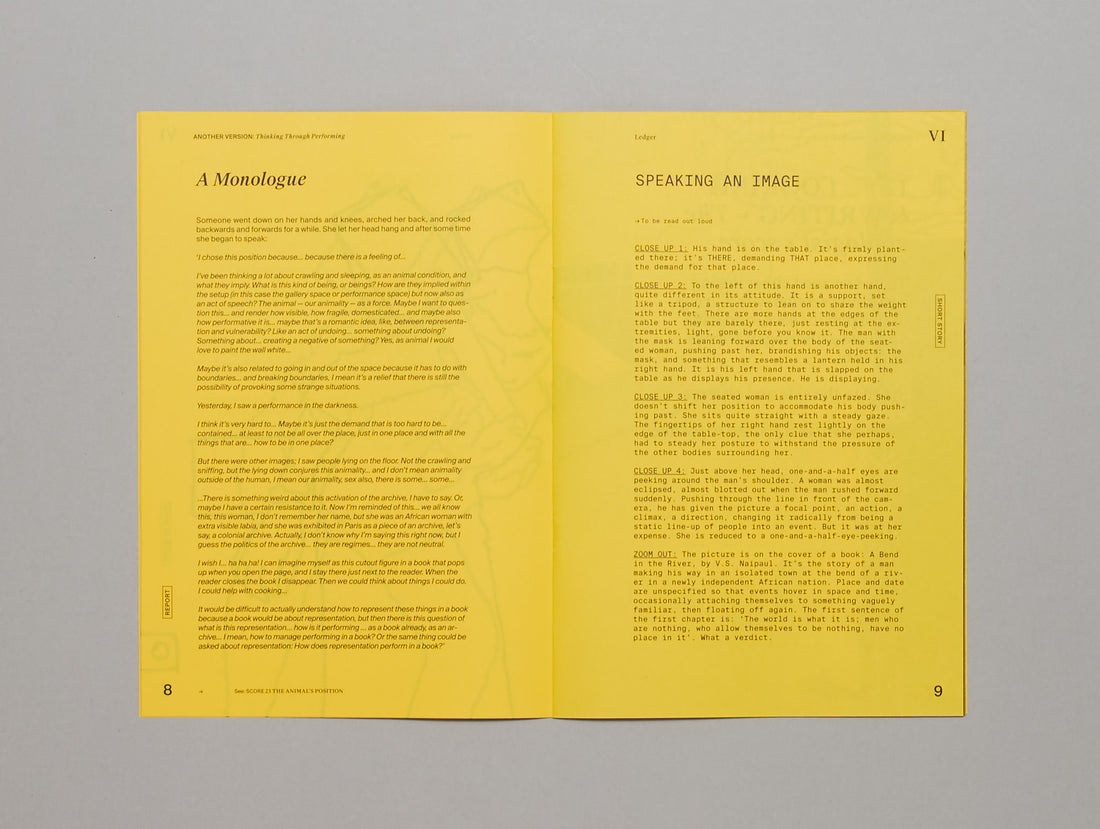 ANOTHER VERSION: Thinking Through Performing