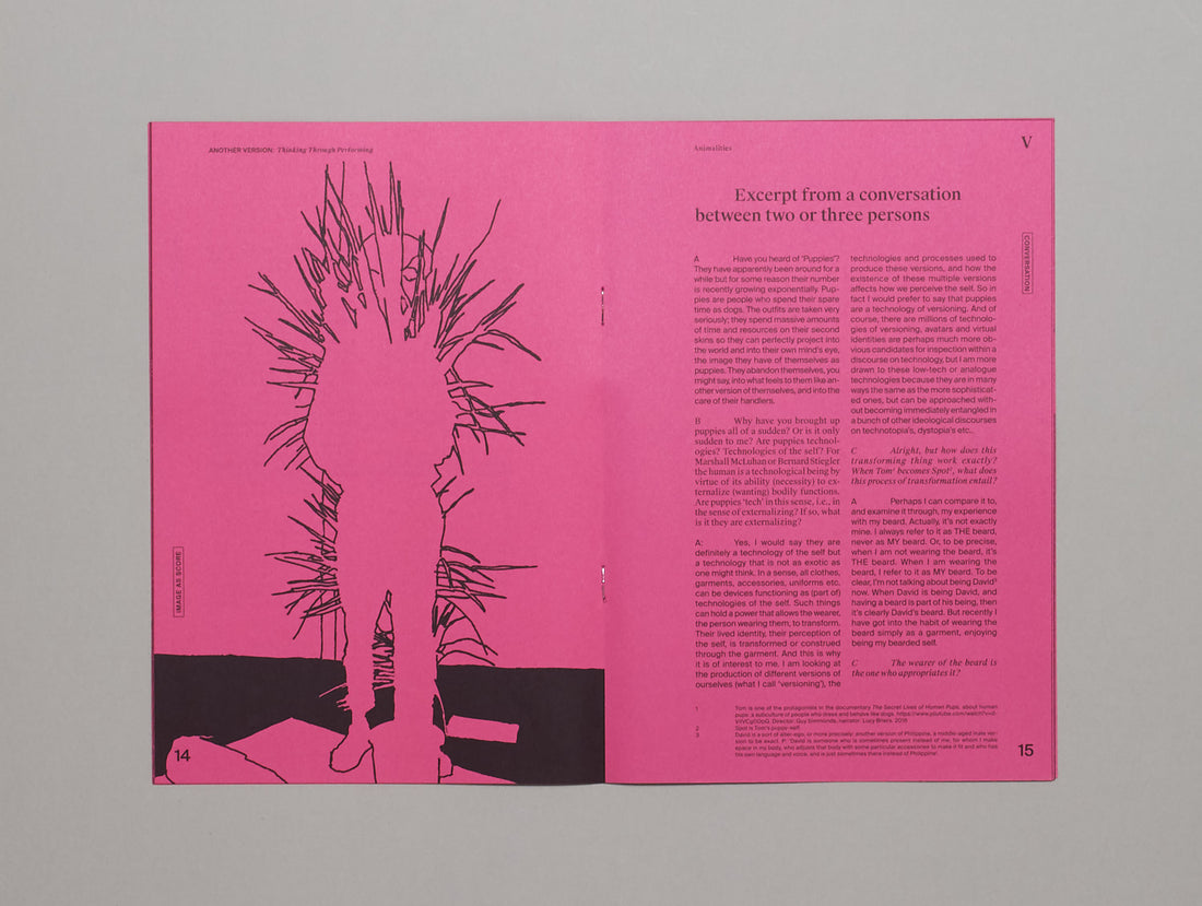 ANOTHER VERSION: Thinking Through Performing