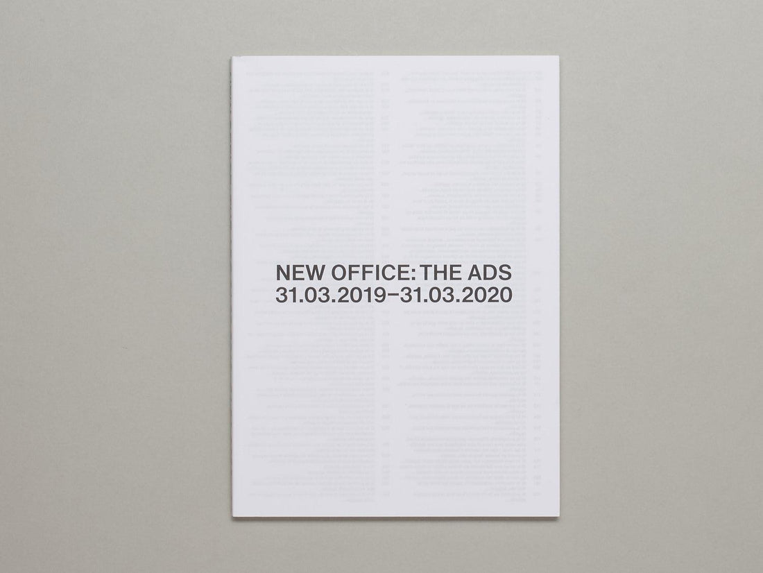 NEW OFFICE: THE ADS - Antenne Books