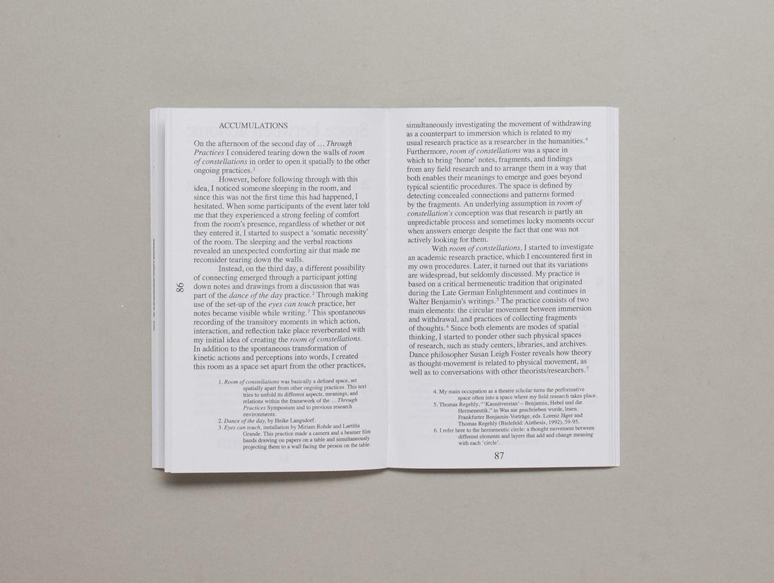 Choreography as Conditioning … Through Practices - Antenne Books