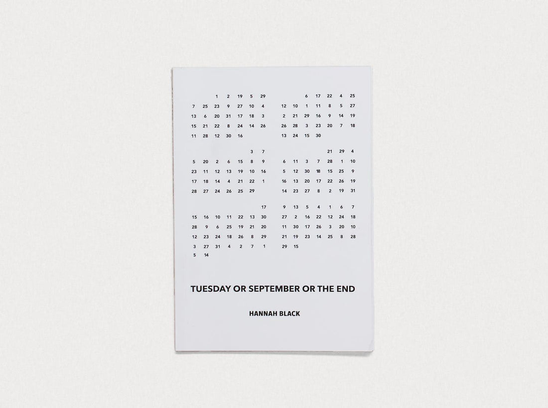 Tuesday or September or The End - Antenne Books