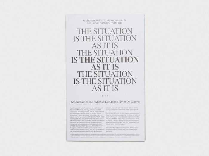 The Situation As It Is - Antenne Books