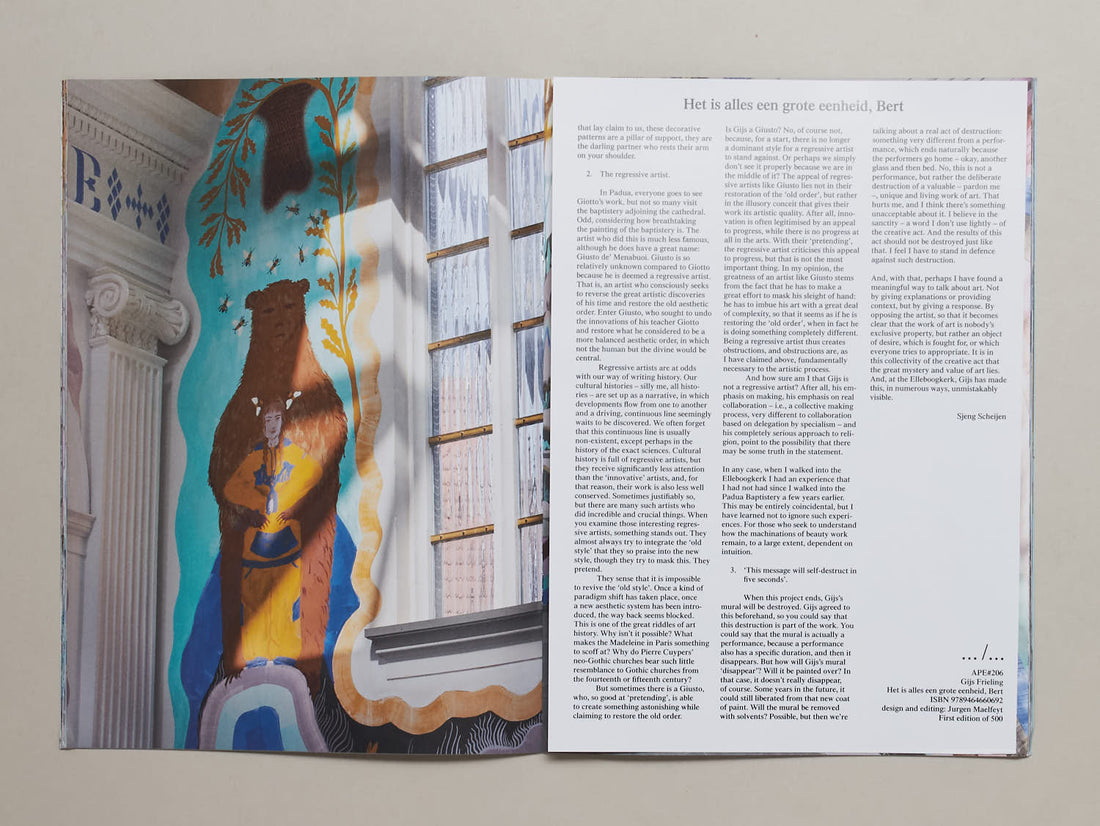 Het is alles een grote eenheid, Bert