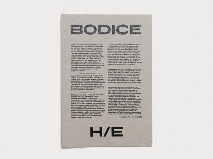 BODICE - Antenne Books