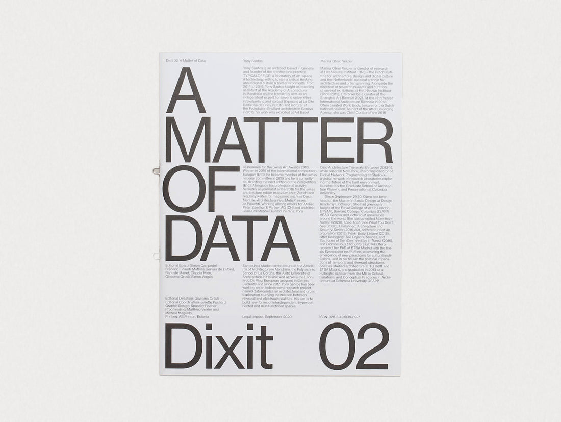 A Matter of Data
