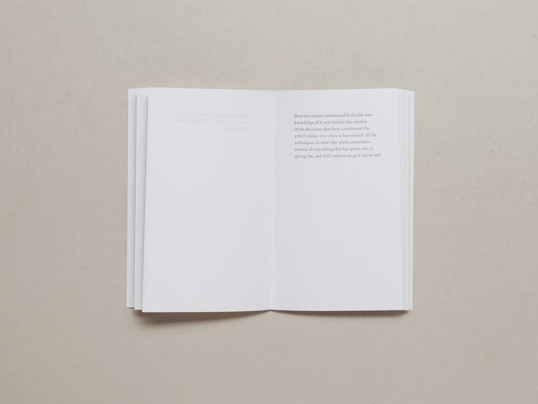 The Day My Mother Touched Robert Ryman - Antenne Books