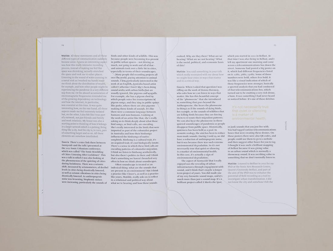 Sonic Urbanism: Listening to Non-Human Life - Antenne Books