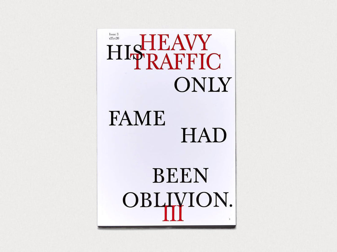 Heavy Traffic Issue 3 - Antenne Books
