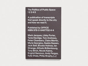 The Politics of Public Space - Antenne Books