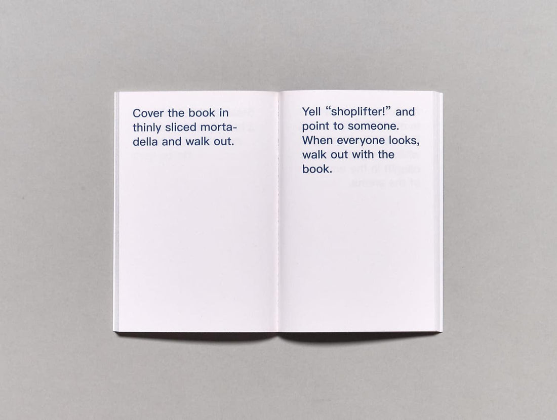 How to shoplift books - Antenne Books