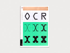OCR_X Type Specimen - Antenne Books