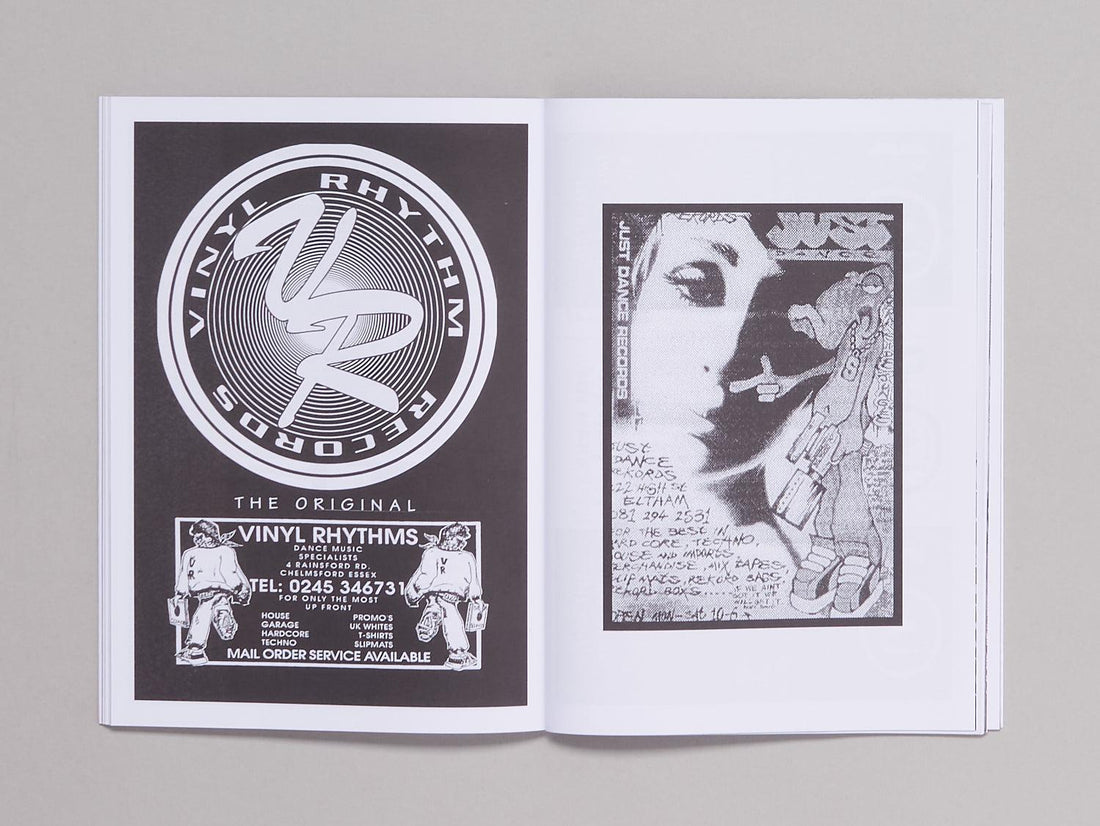 ARCHIVIO#1 – Records store ads and paper ephemera from Rave fanzines of the early 90s - Antenne Books