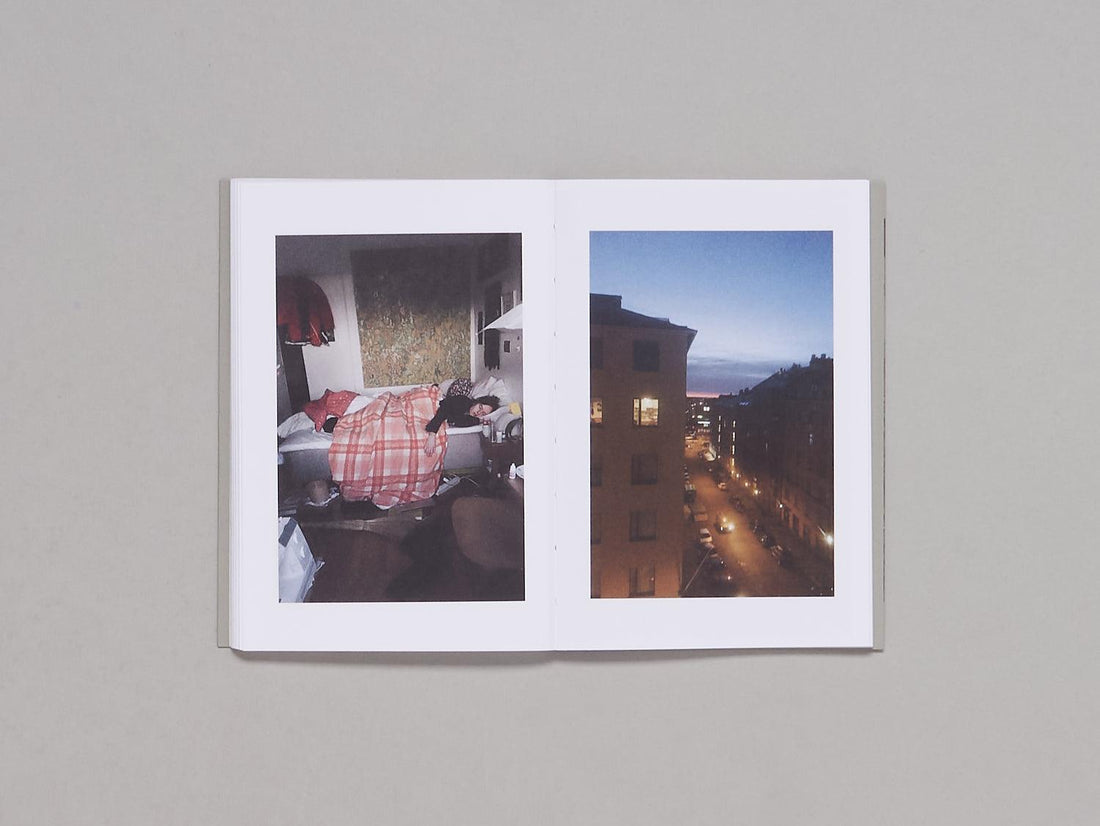 A lamp lit a room on a night of a kind. A tree has fallen, now there is a hut. - Antenne Books