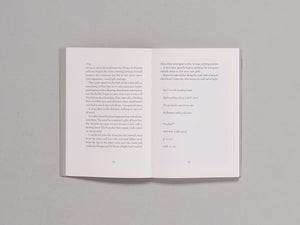 A lamp lit a room on a night of a kind. A tree has fallen, now there is a hut. - Antenne Books