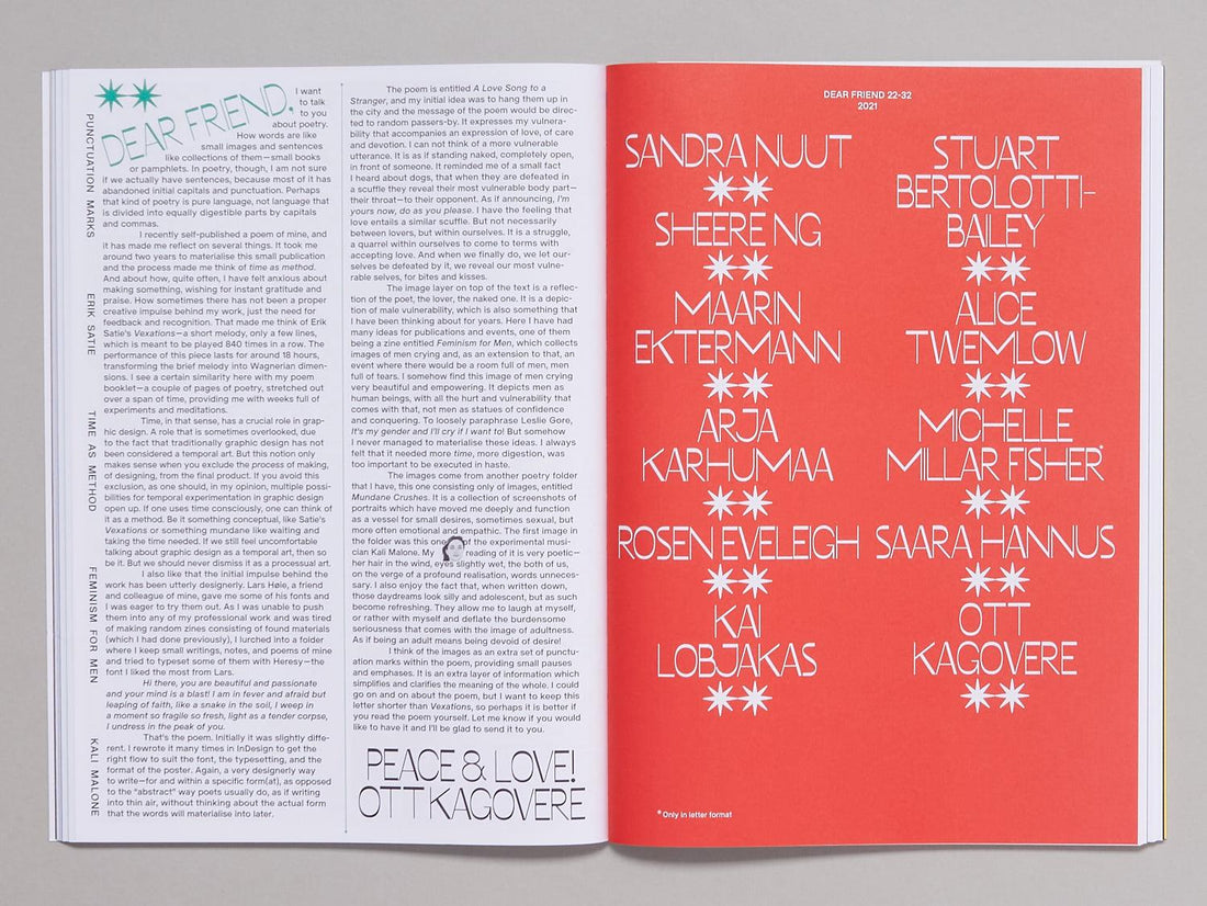 Dear Friend Catalogue - Antenne Books