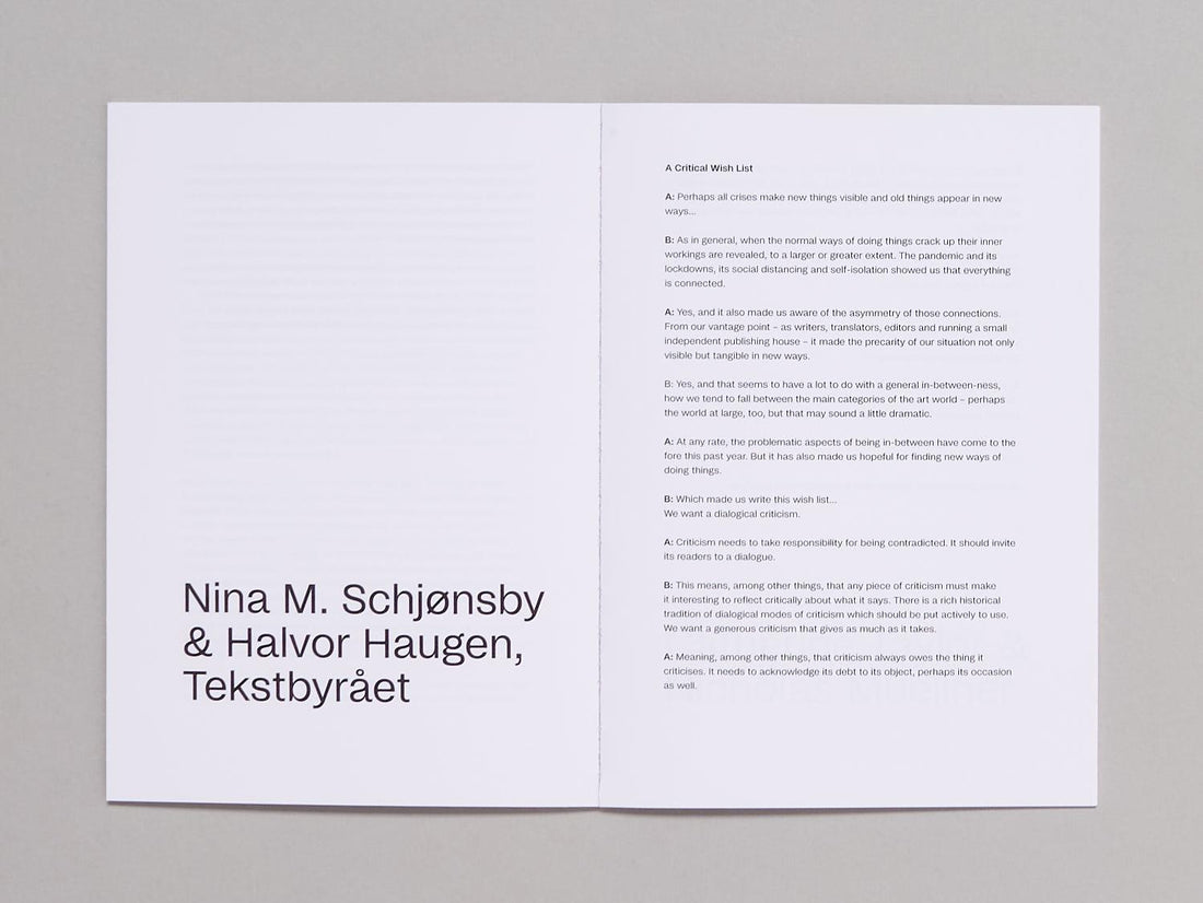 A Criticism Review - Antenne Books