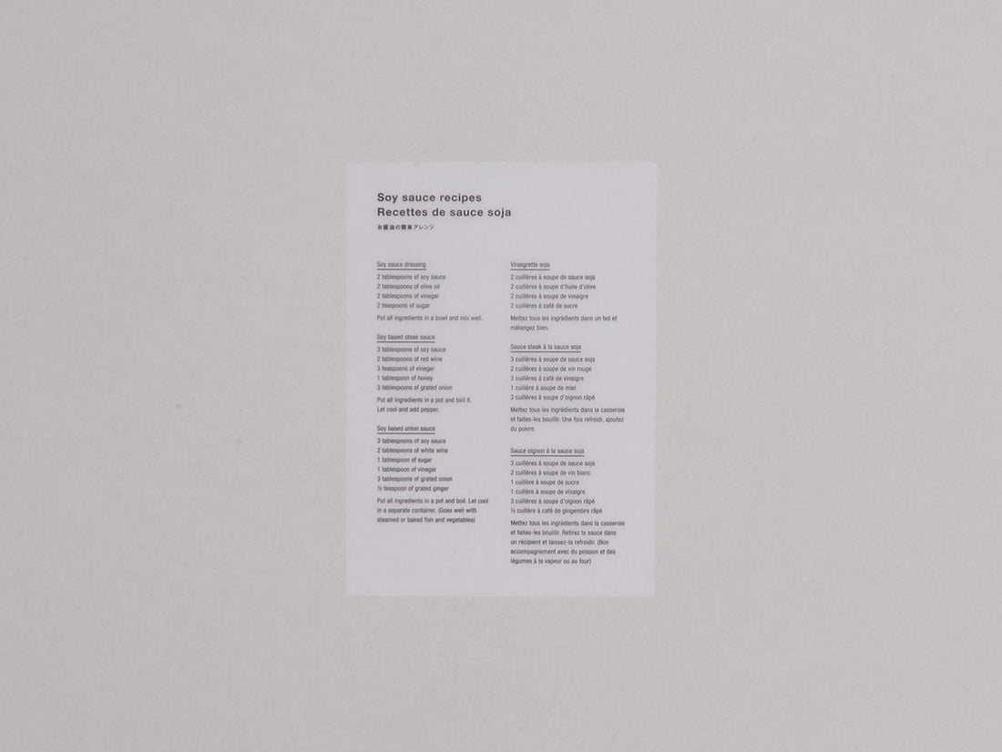 saji Ostumami 01 Soy sauce - Antenne Books