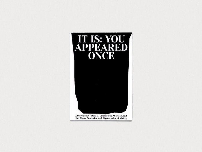 It is: You Appeared Once - Antenne Books