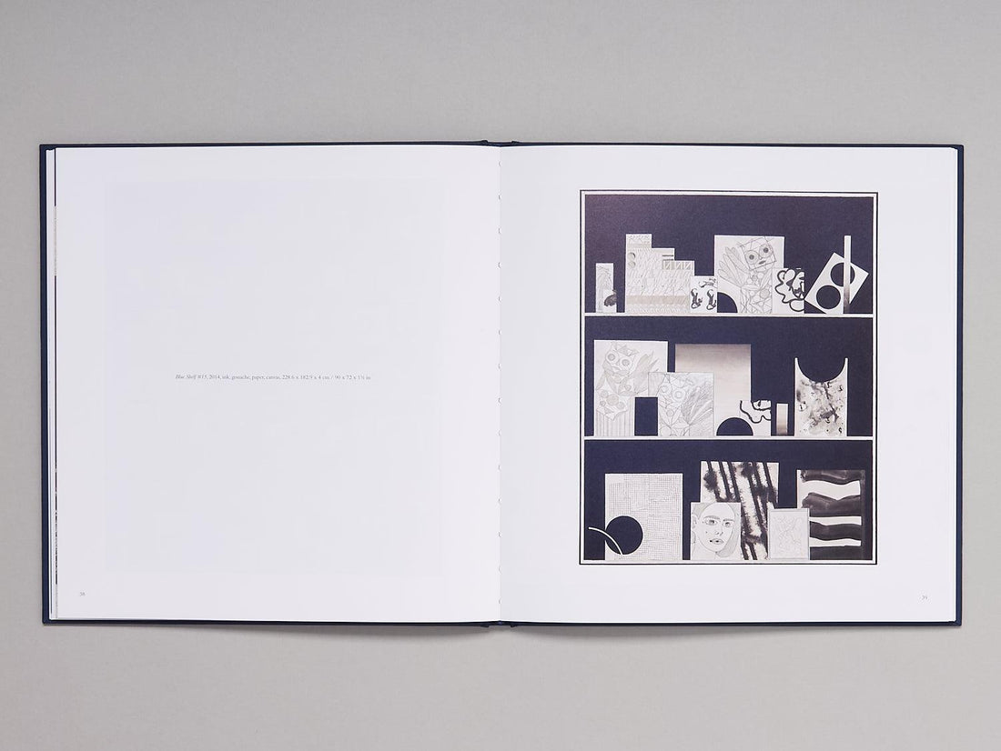 David Korty: Blue Shelves - Antenne Books