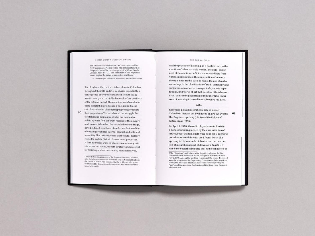 Border-Listening/Escucha-Liminal – Volume 2 - Antenne Books
