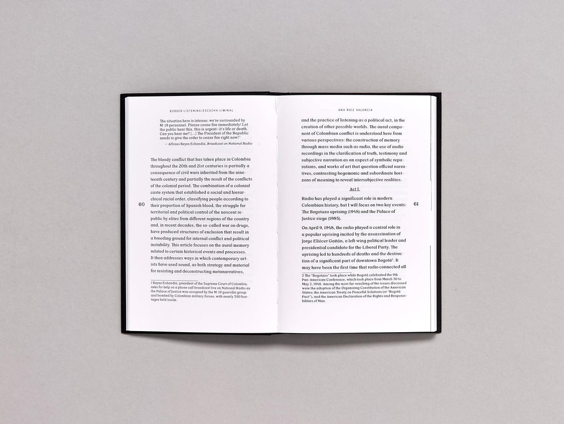 Border-Listening/Escucha-Liminal – Volume 2 - Antenne Books